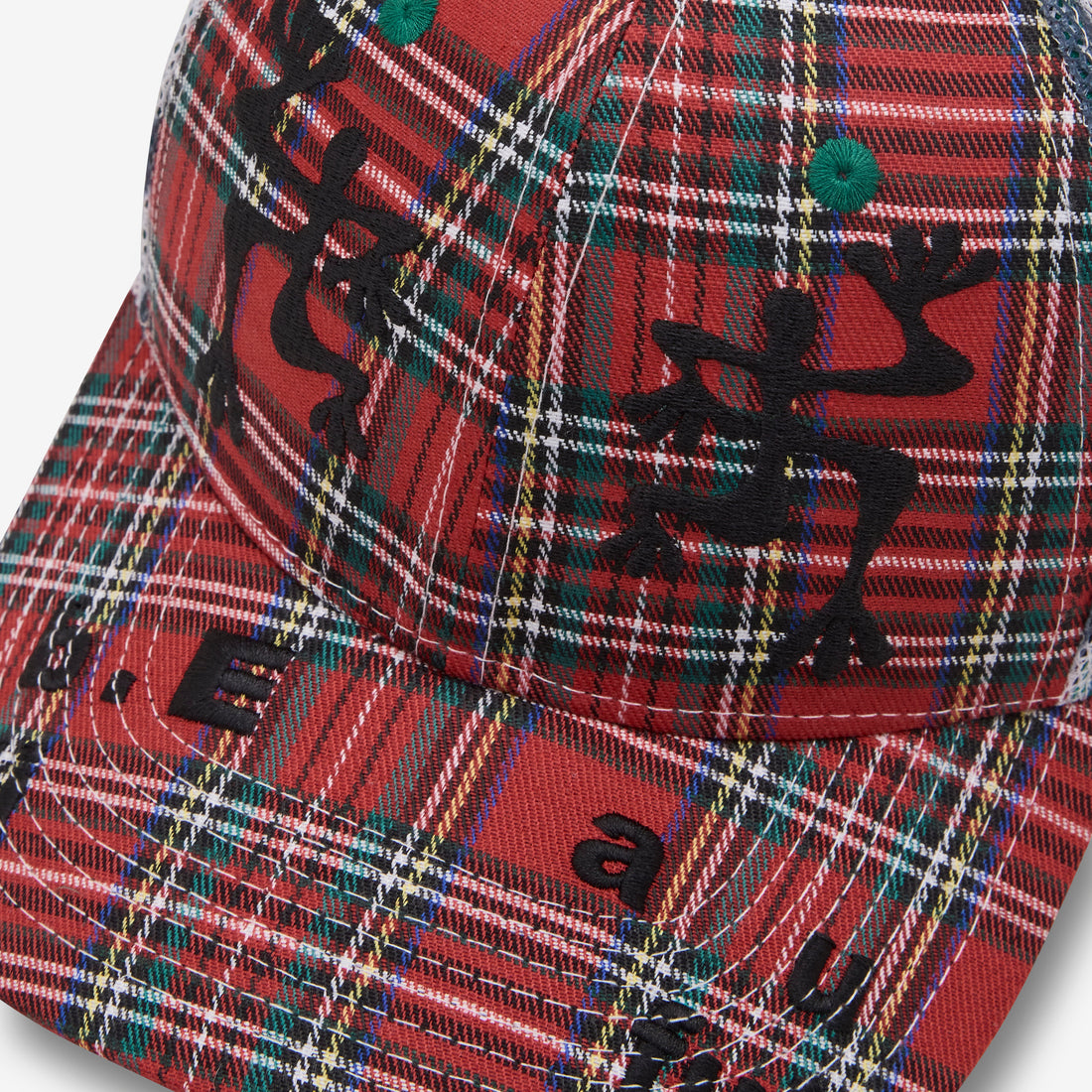 Biyu Hat Red Plaid | Zebra Headwear