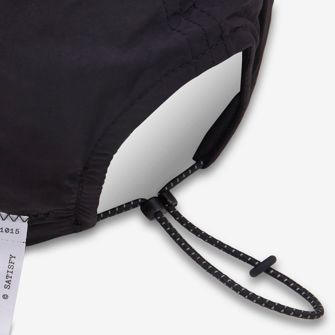 FliteSilk™ 5 Panel Eagle Pinch Cap Black Headwear