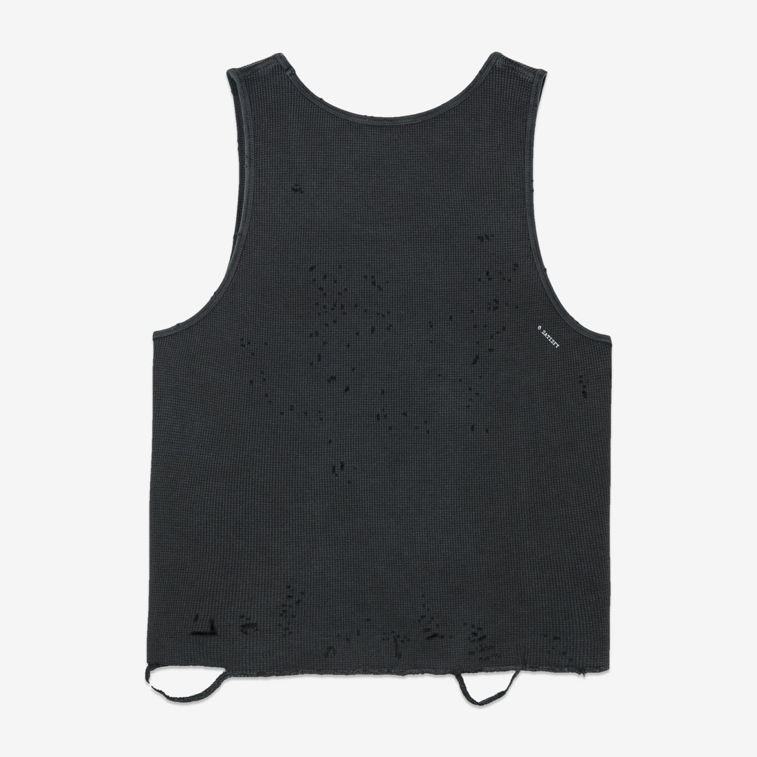 MothTech™ Waffle Singlet Aged Black Tees