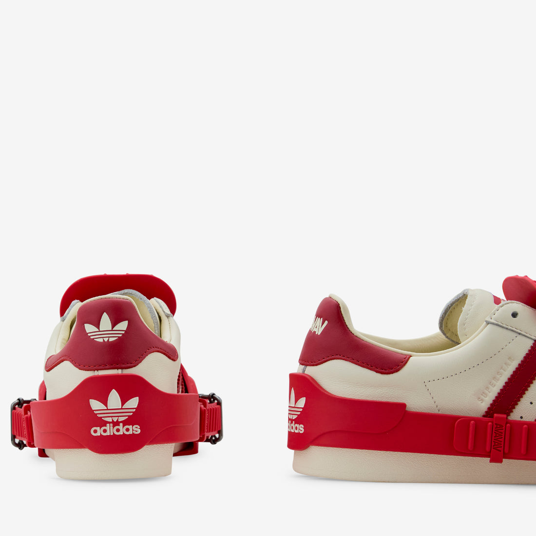 Avavav x Women's Superfinger Superstar Better Scarlet | Cream White | Better Scarlet Footwear