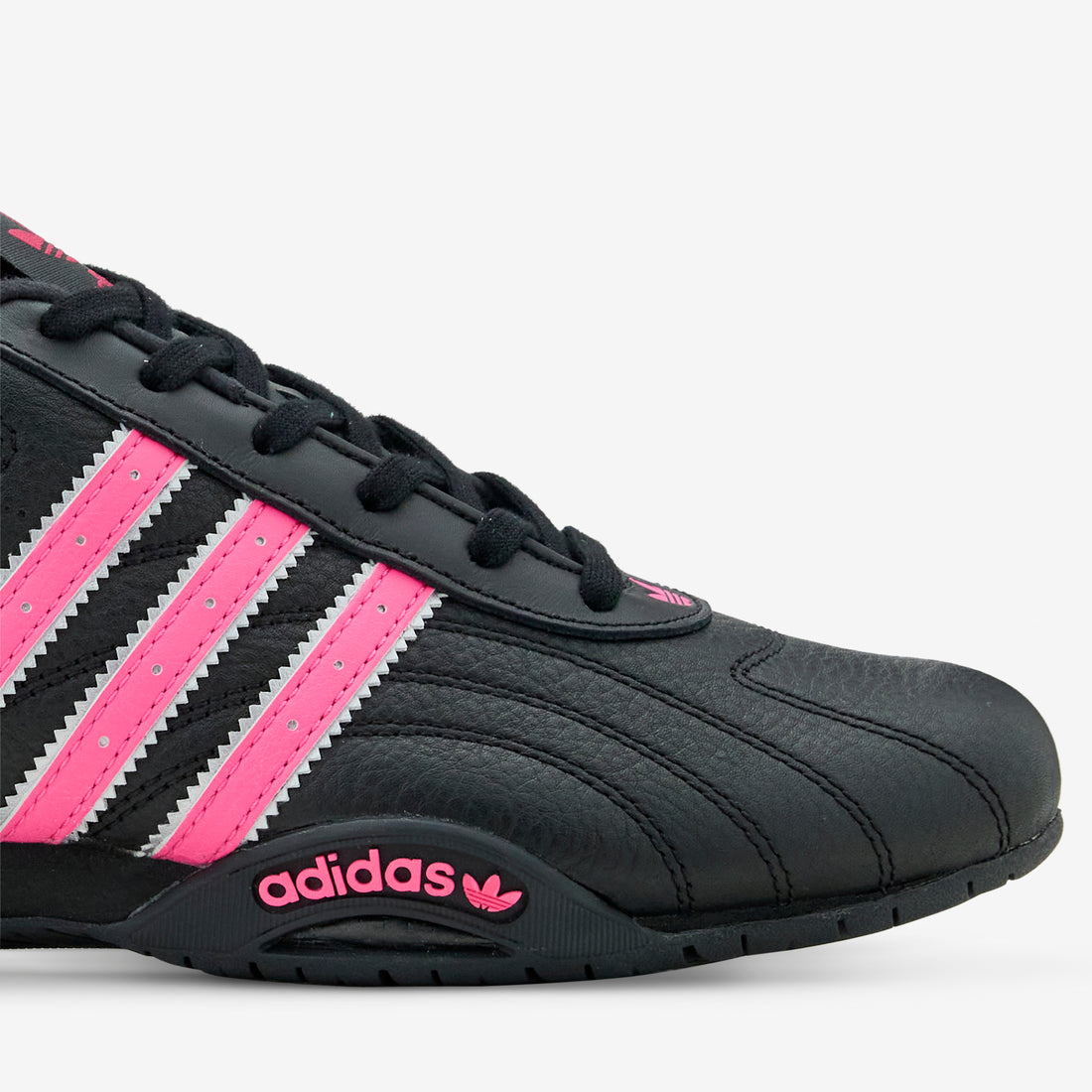 Women's Adi Racer Lo Core Black | Lucid Pink | Silver Metallic Footwear