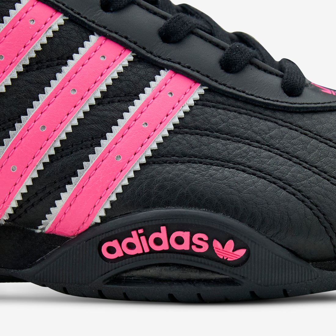 Women's Adi Racer Lo Core Black | Lucid Pink | Silver Metallic Footwear