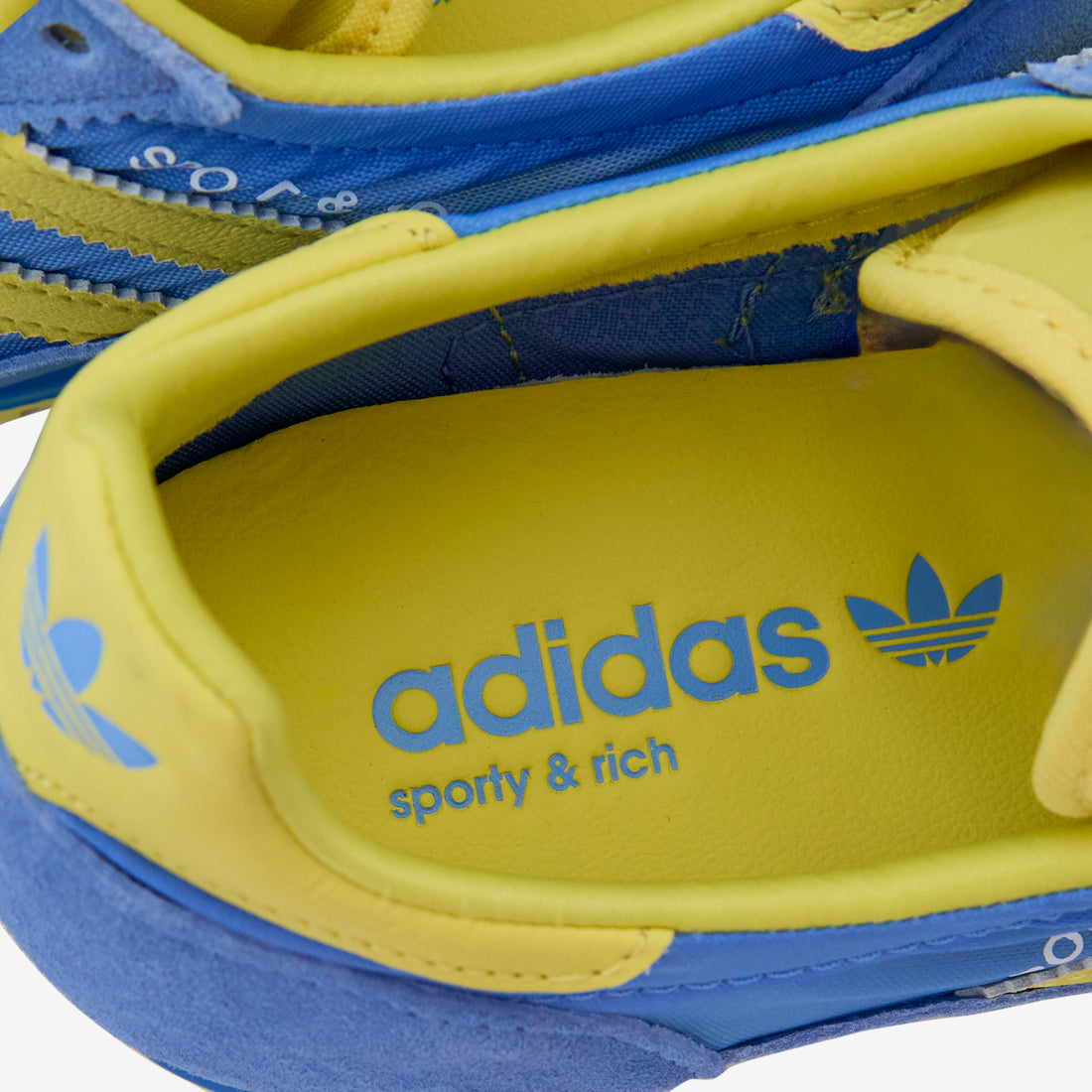 Sporty & Rich x Women's SL72 Real Blue | Light Yellow | Cloud White Footwear