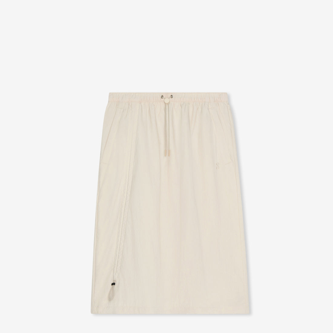 Women's Drawstring Midi Skirt Grain Shorts