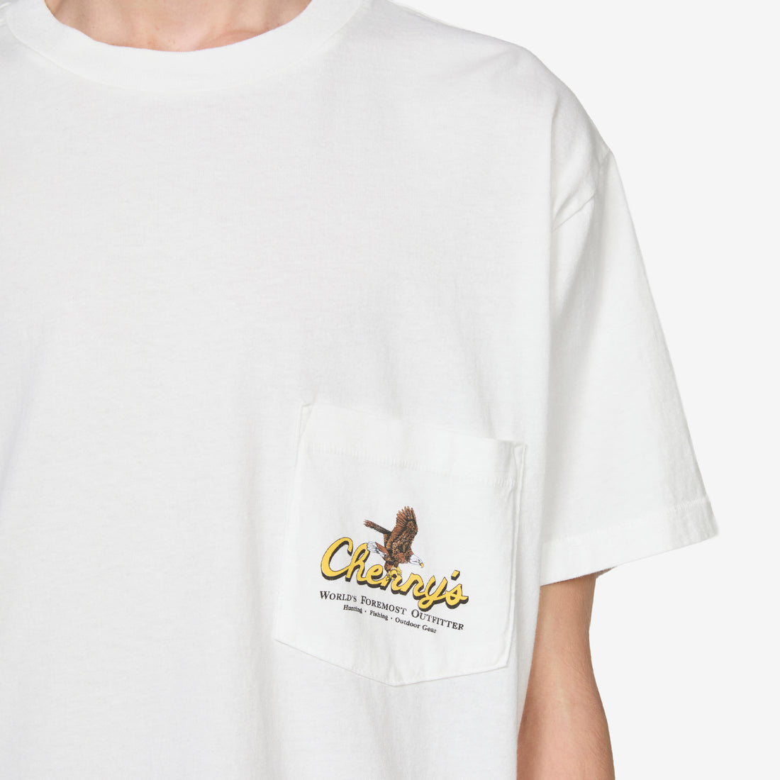 Outfitter Boxy Pocket T-Shirt Vintage White Tees