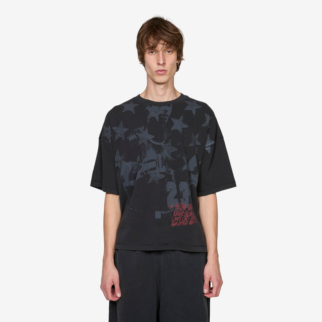 Star T-Shirt Black Tees