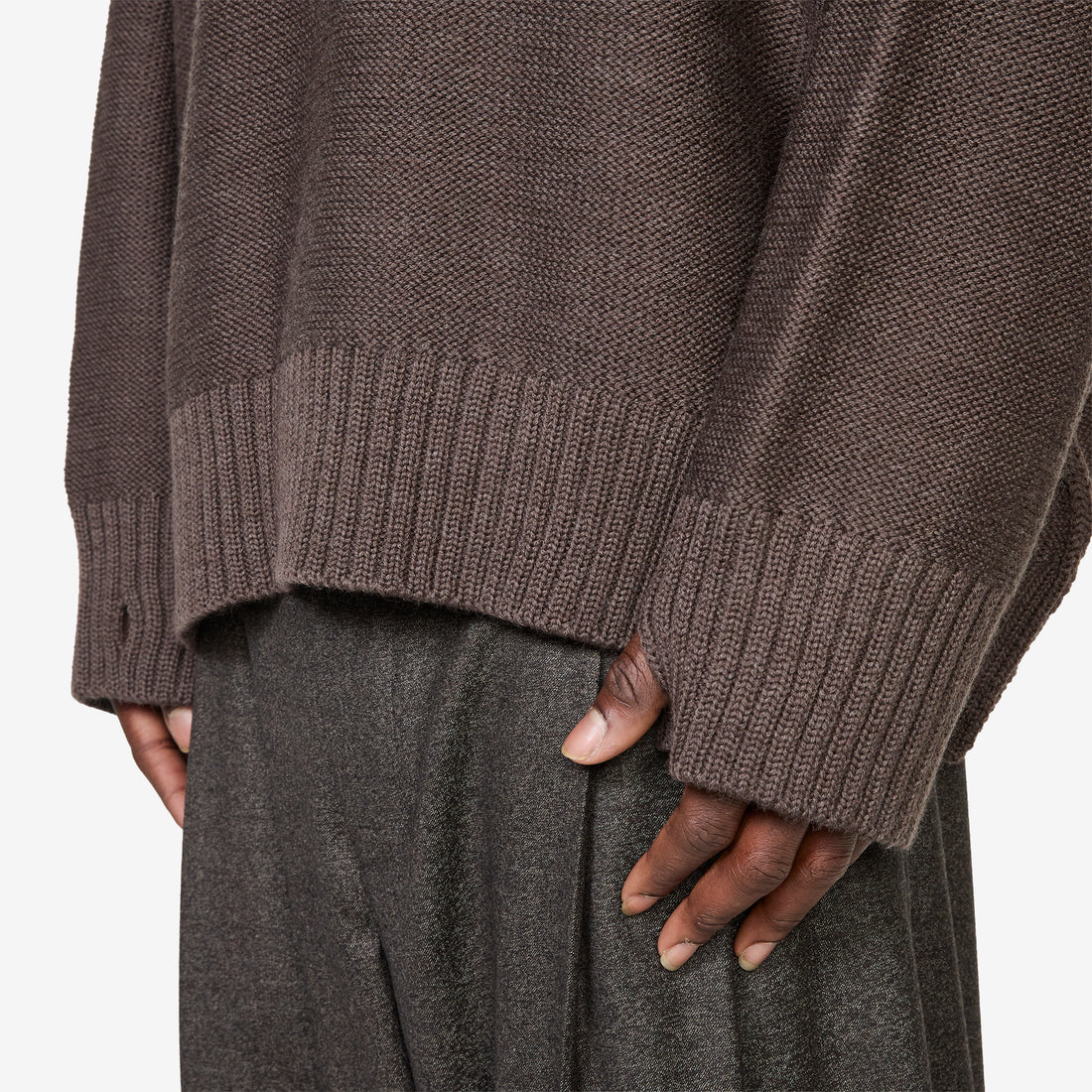 Daria V-Neck Jumper Graphite Jumpers