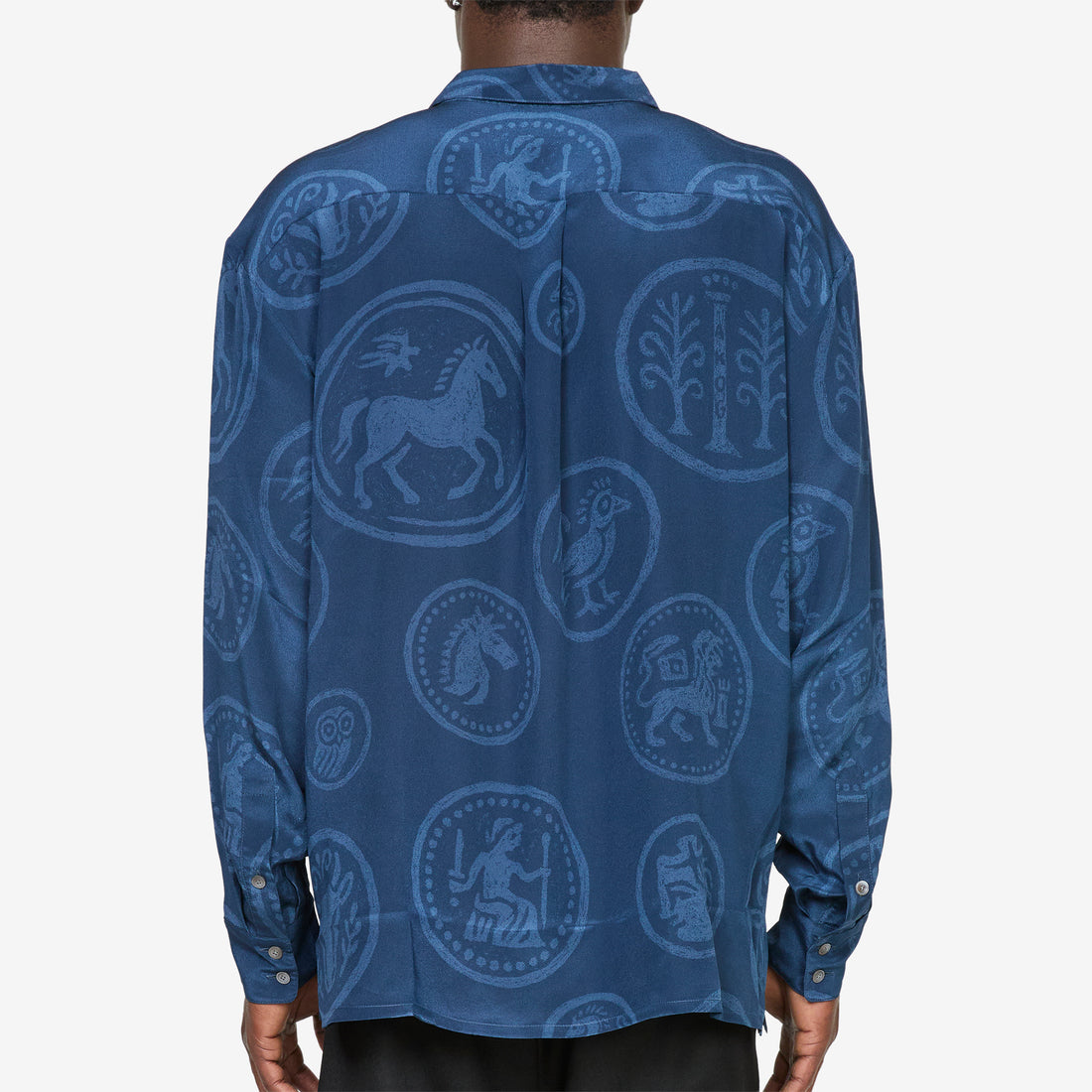 Derbin Shirt Blue Coins Shirts