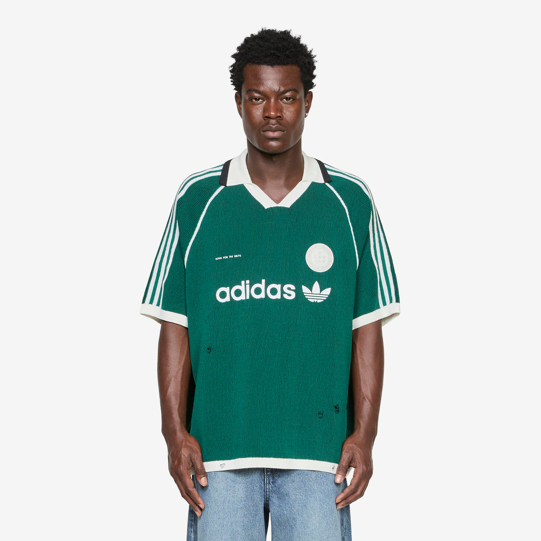Song for the Mute x Adi008 Sweaterpolo Collegiate Green | Black Shirts