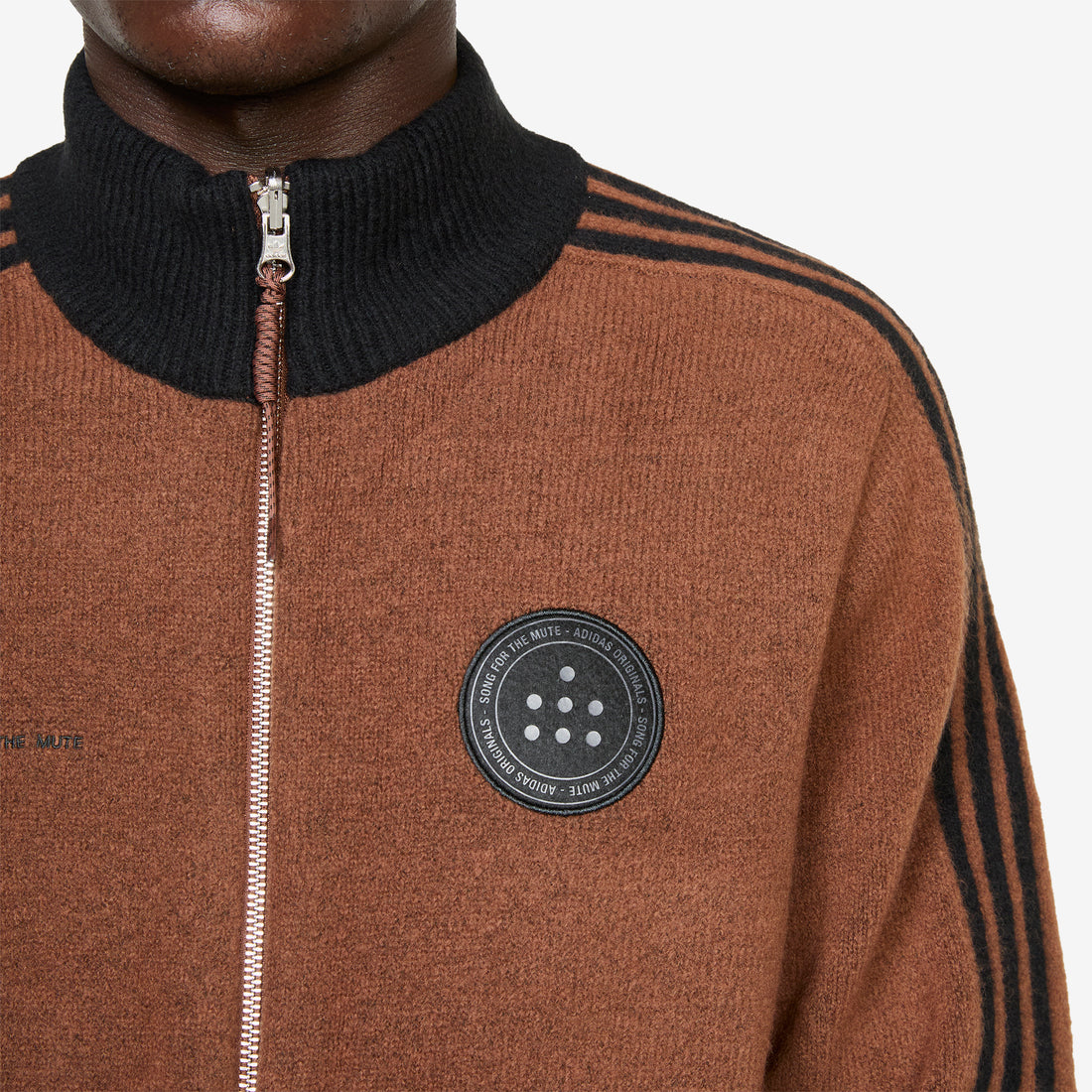 Song for the Mute x Adi008 Knit Jacket Preloved Brown Jackets