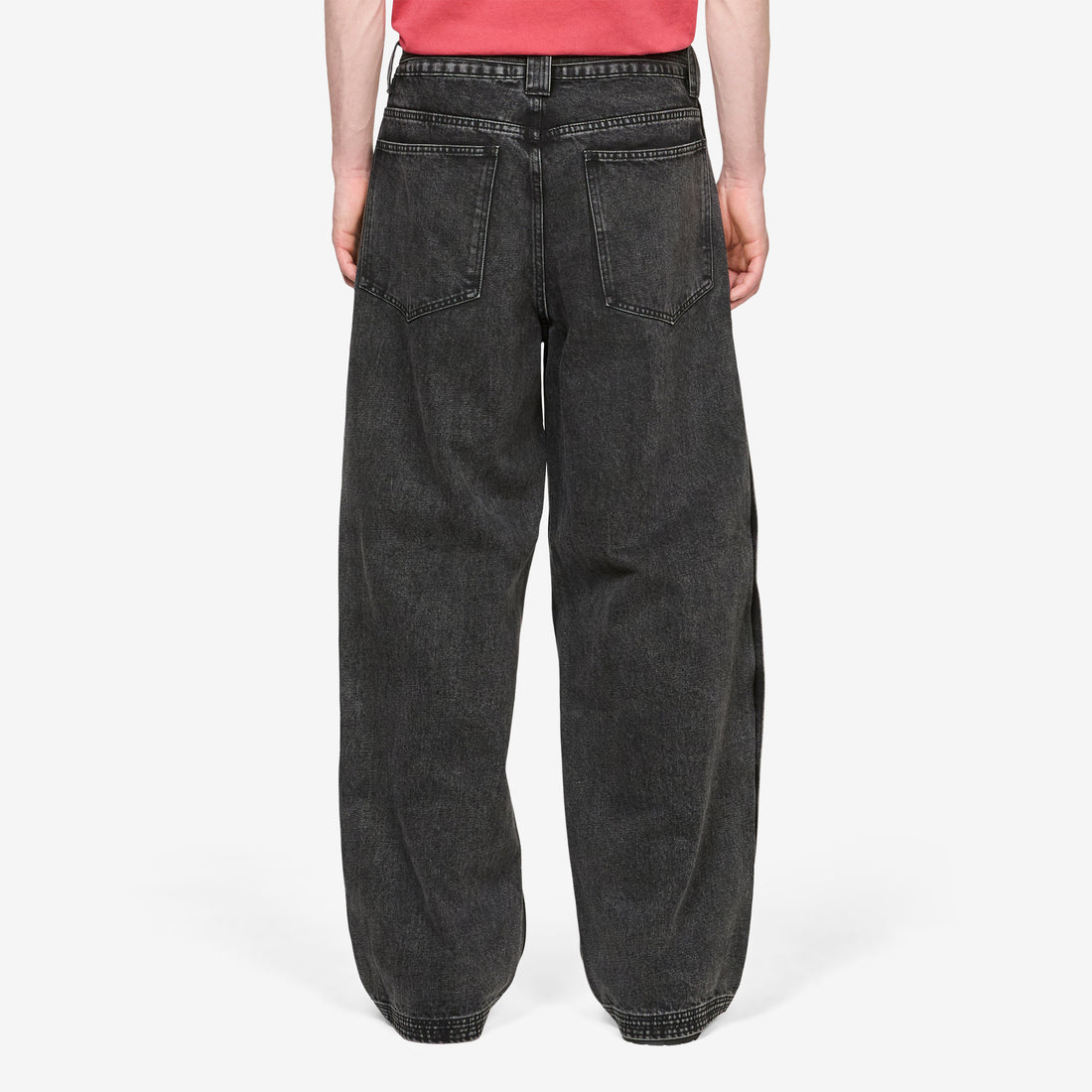 Work Cut Jeans Washed Black Pants
