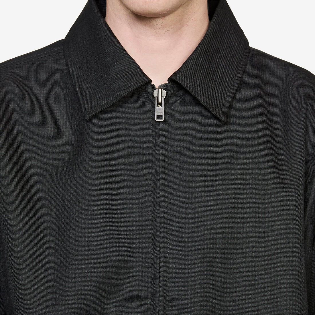 Zip Coach Black Plaid Jackets