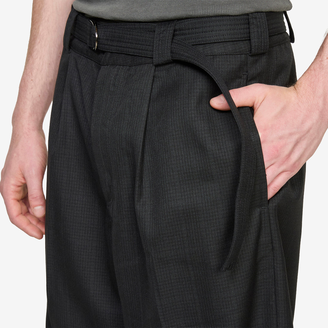 Limit Trouser Black Plaid Pants