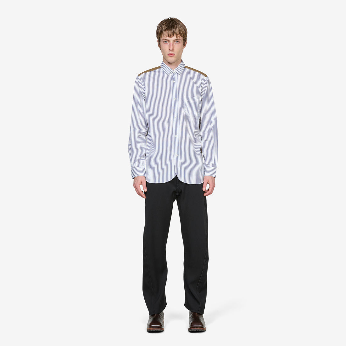 Stripes Shirt White | Navy | Beige Shirts