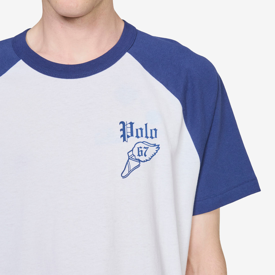 Short Sleeve Baseball T-Shirt White | Freshwater Tees