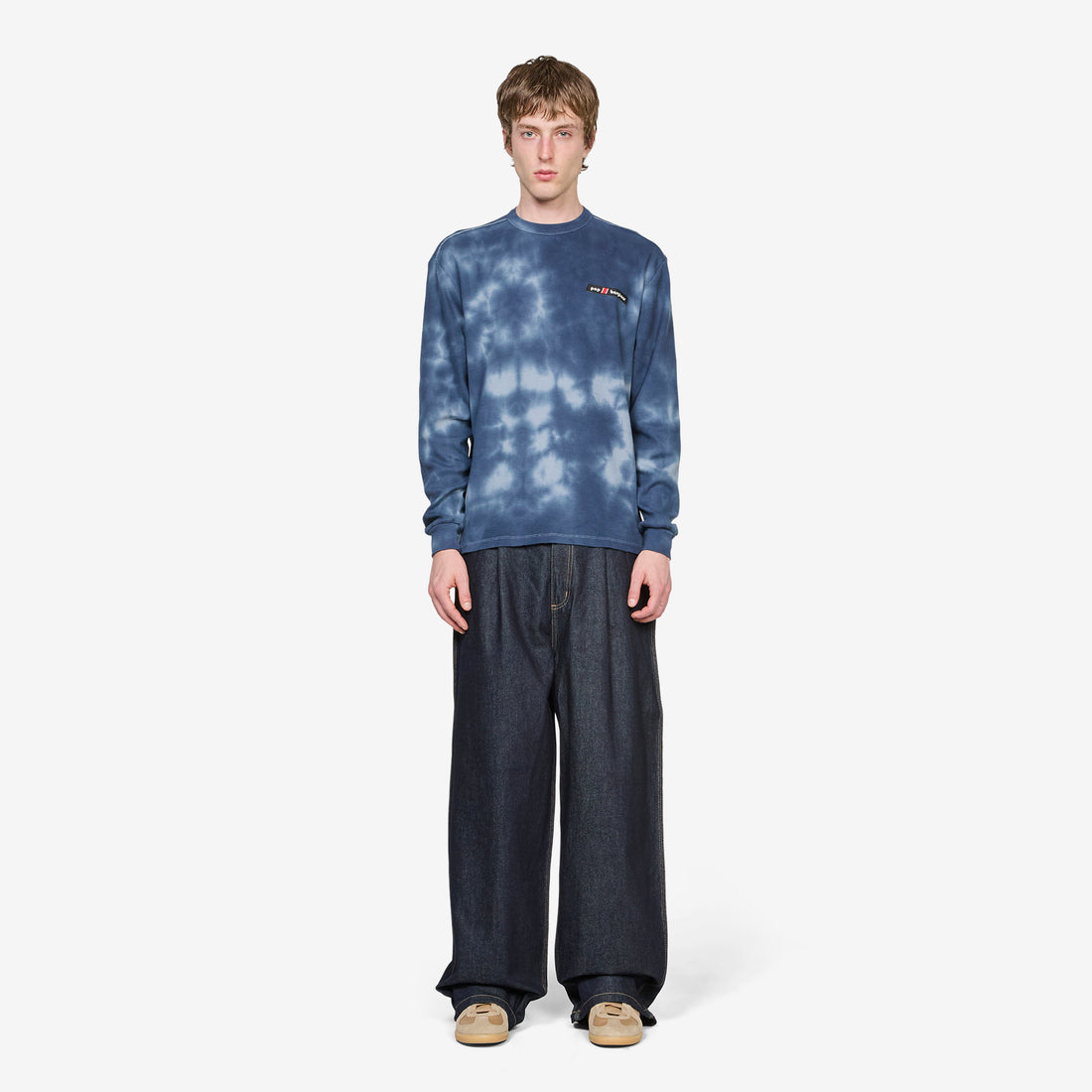Berghaus x Waffle Longsleeve T-Shirt Navy Tees