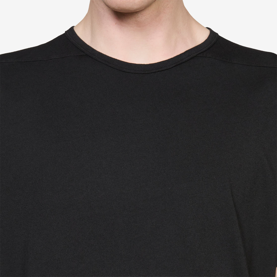Level T-Shirt Black Medium Weight Cotton Jersey Tees