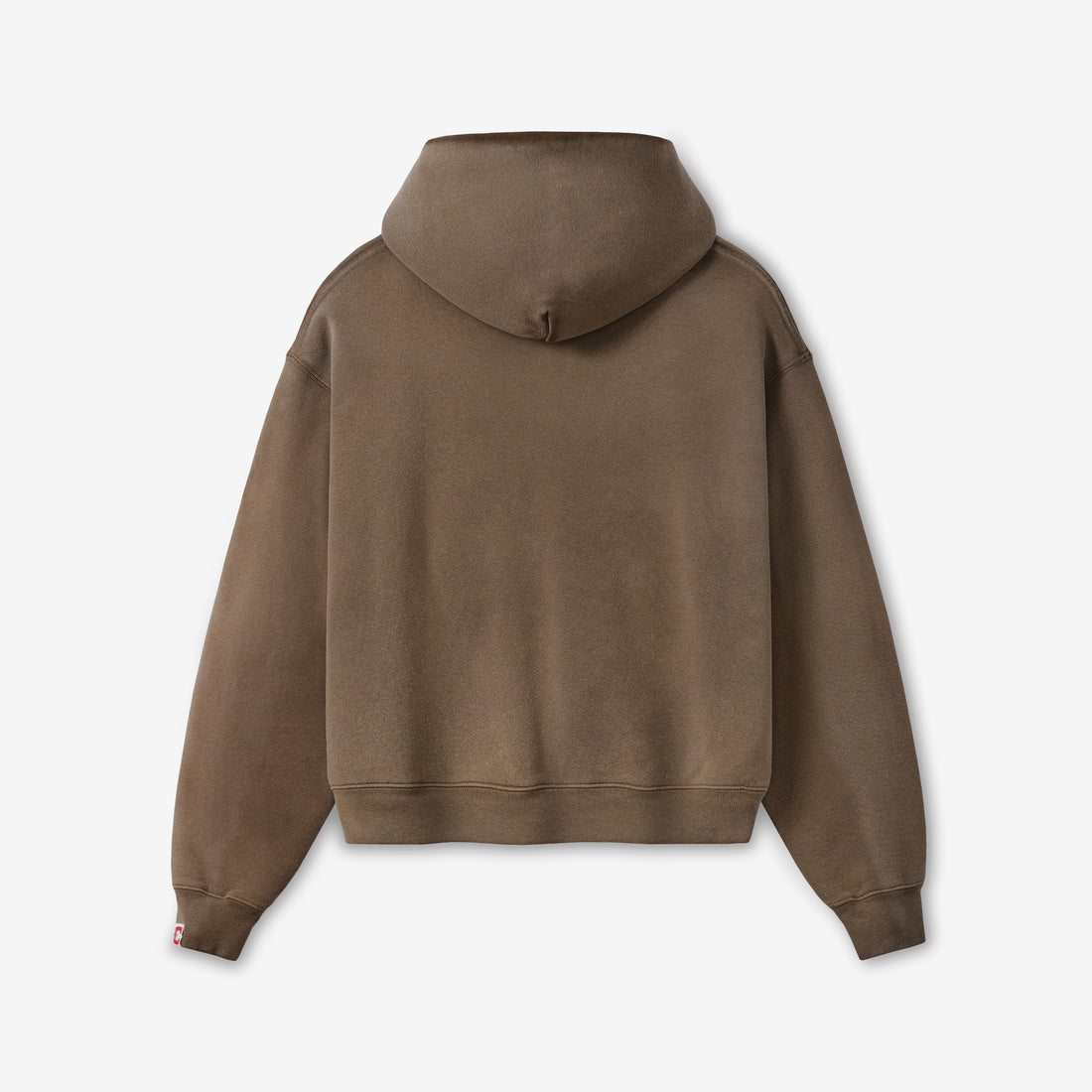 Western Athletic Zip Up Hoodie Brown Jumpers