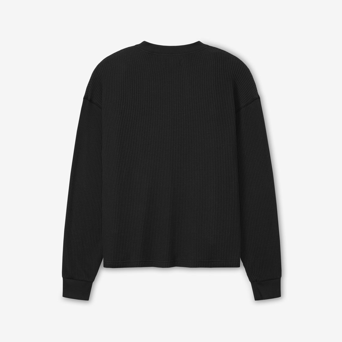 Chevron Logo Longsleeve Thermal Black Tees