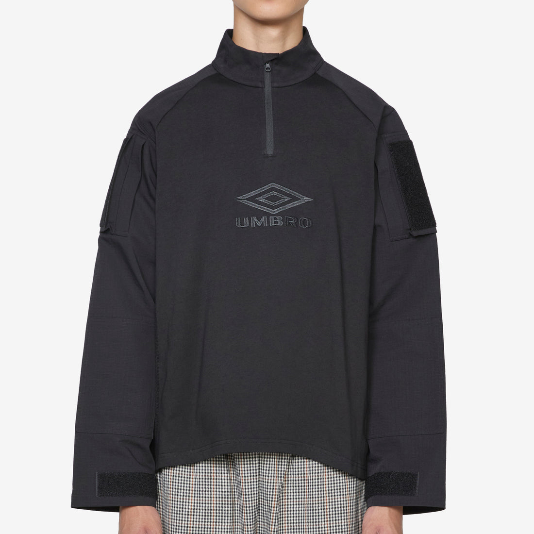 Tactical Half Zip Black Jumpers