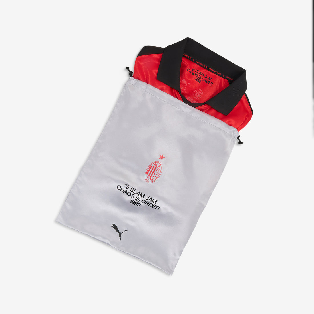 Slam Jam x AC Milan x Limited Edition Longsleeve Jersey For All Time Red Tees