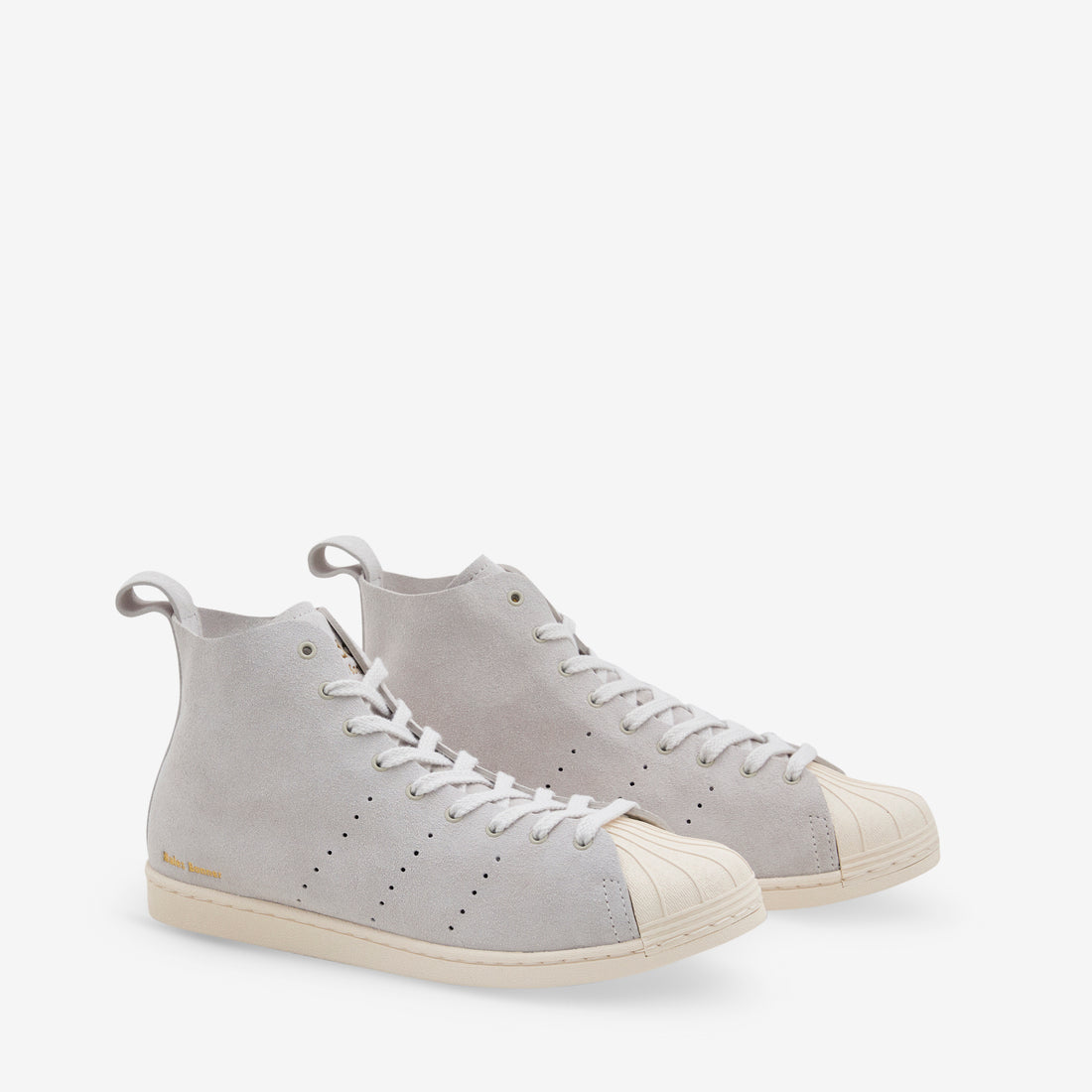 Wales Bonner x Superstar Hi Mist Stone | Wonder White | Gold Metallic Footwear