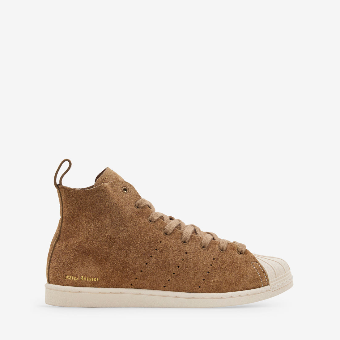 Wales Bonner x Superstar Hi Supplier Colour | Wonder White | Gold Metallic Footwear