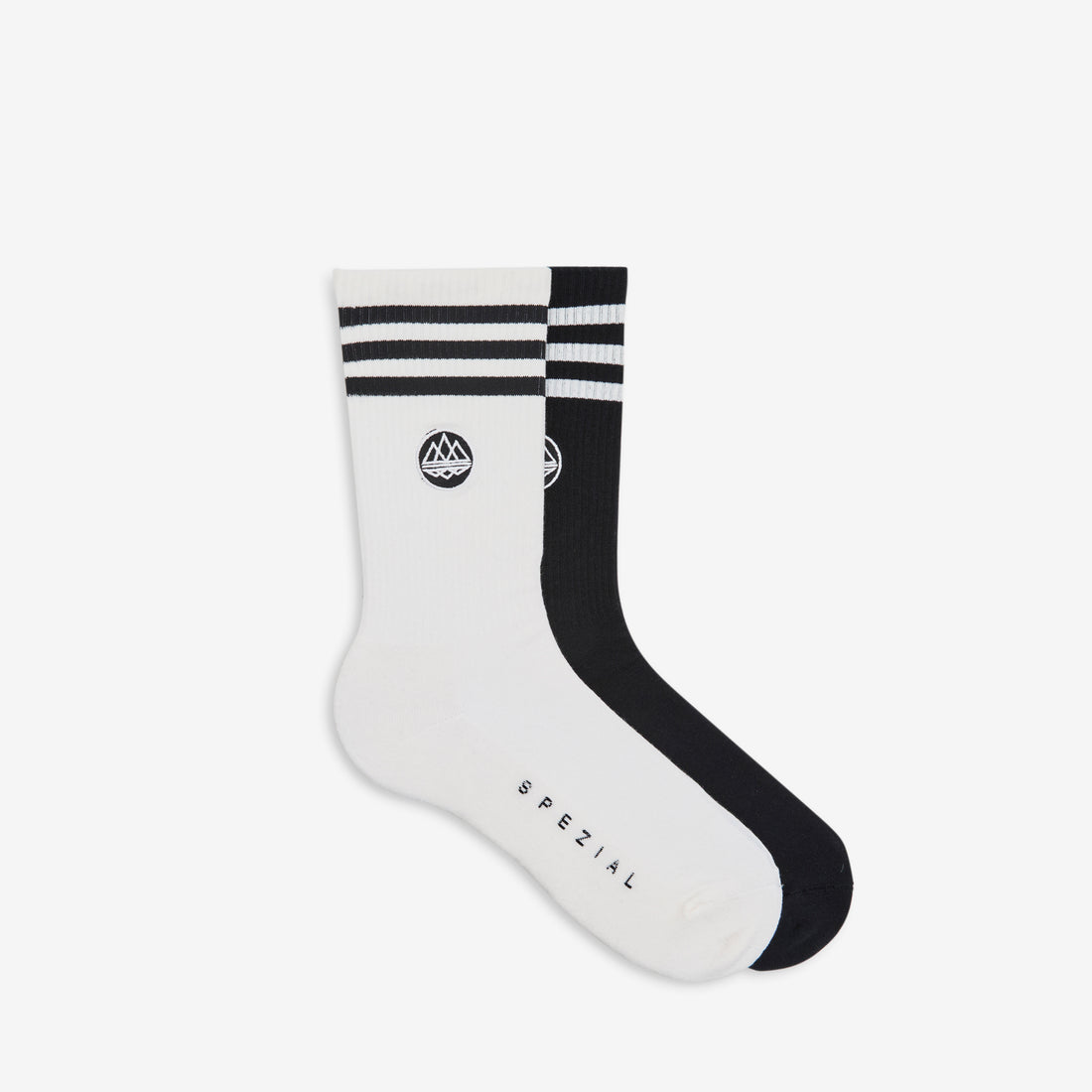 SPZL Statement Ankle Socks Chalk White | Black Accessories