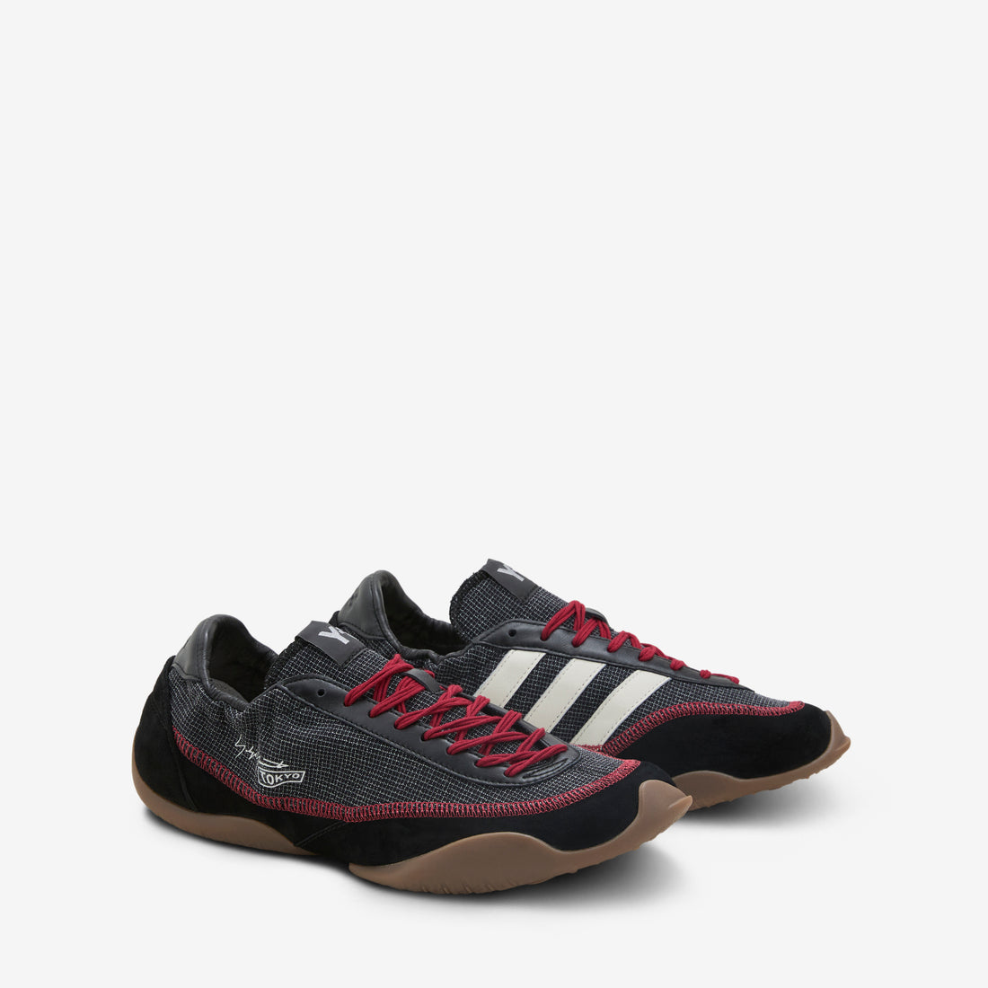 Y-3 Tokyo Warped Black | Active Maroon | Gum Footwear