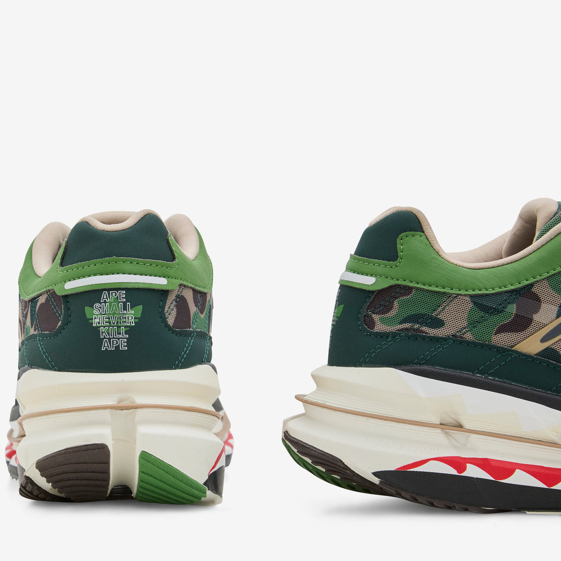 BAPE x Adistar HRMY Hemp | Iron Metallic | Off White Footwear
