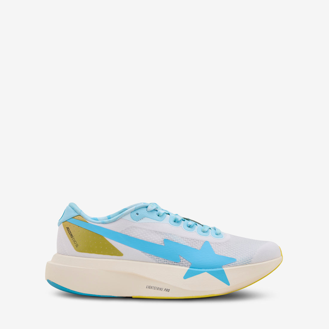 BAPE x Adizero Evo SL Cloud White | Gold Metallic | Off White Footwear
