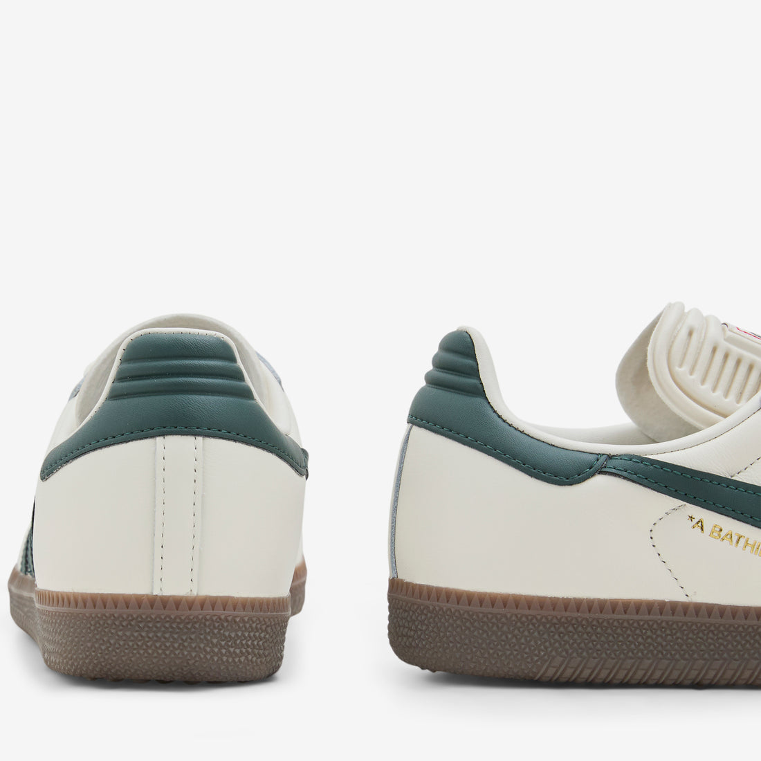 BAPE x Samba Off White | Shadow Green | Gum Footwear
