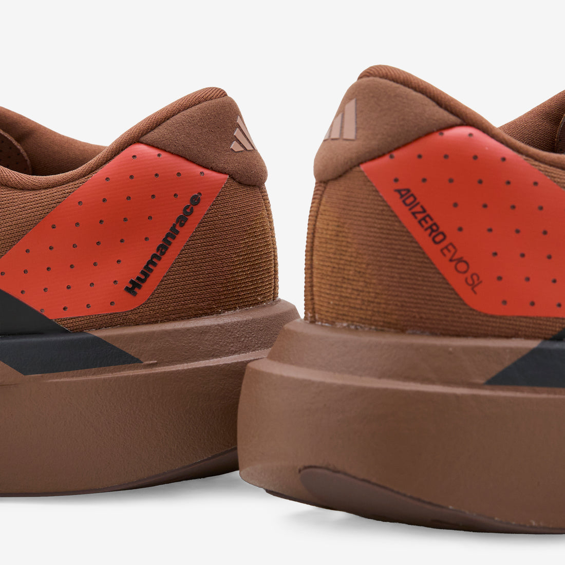 Pharrell Williams x Humanrace Adizero Evo SL Preloved Brown | Core Black | Craft Chili Footwear