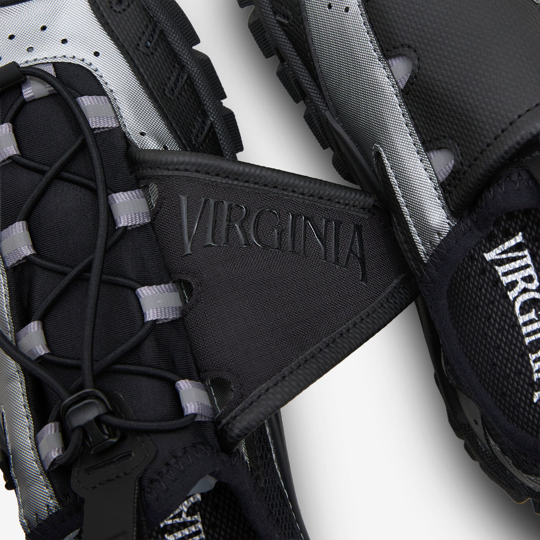 Pharrell Williams x Water Moc Core Black | Iron Metallic | Silver Metallic Footwear