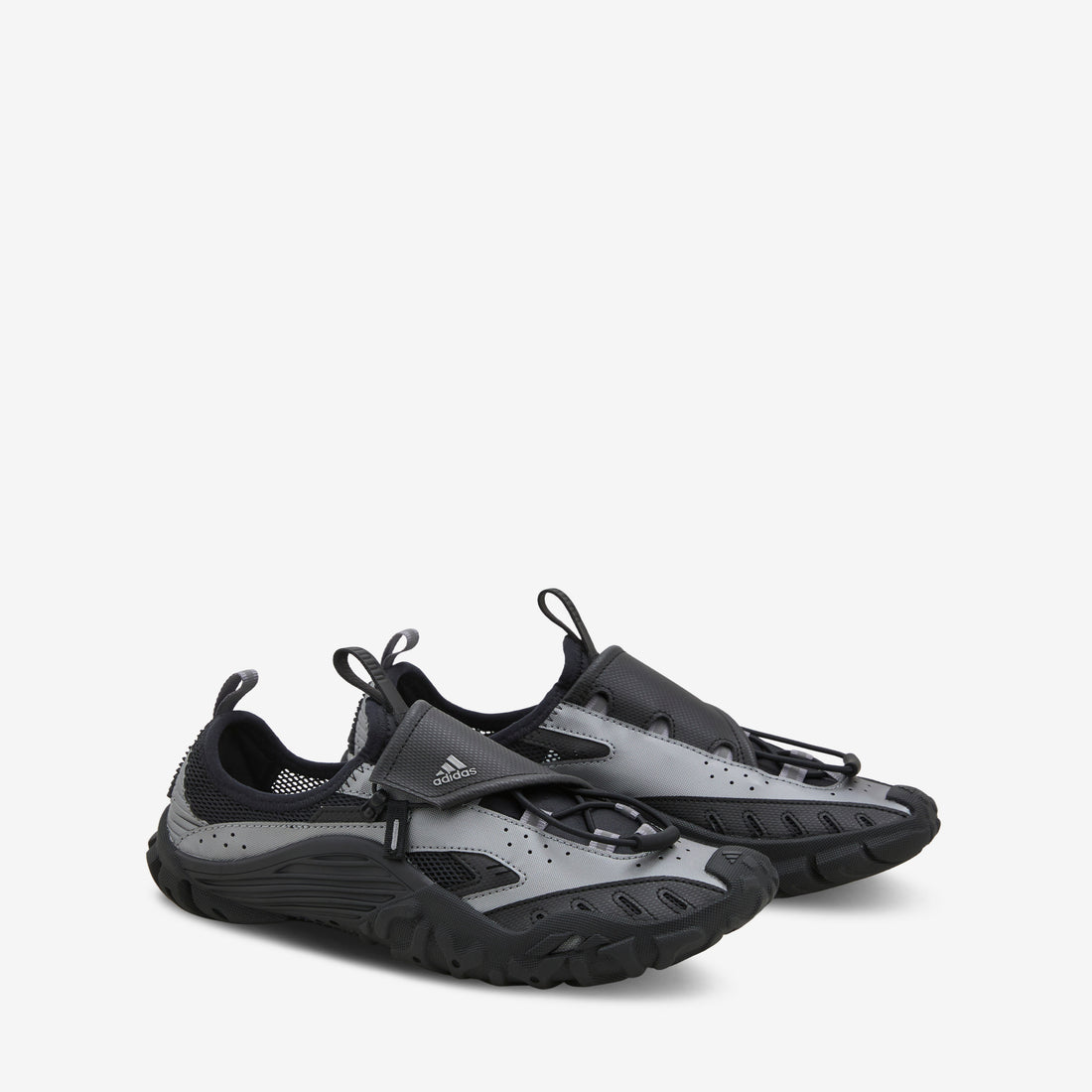 Pharrell Williams x Water Moc Core Black | Iron Metallic | Silver Metallic Footwear
