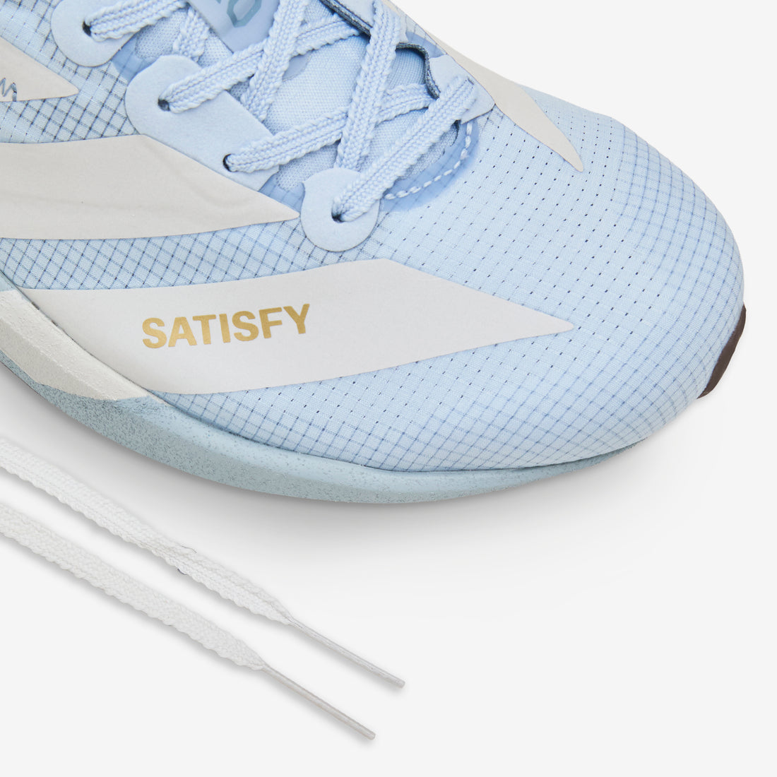 Satisfy x Adizero Adios Wonder Blue | Pearl Metallic | Wonder Blue Footwear