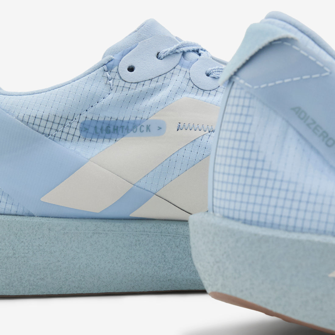 Satisfy x Women's Adizero Adios Wonder Blue | Pearl Metallic | Wonder Blue Footwear