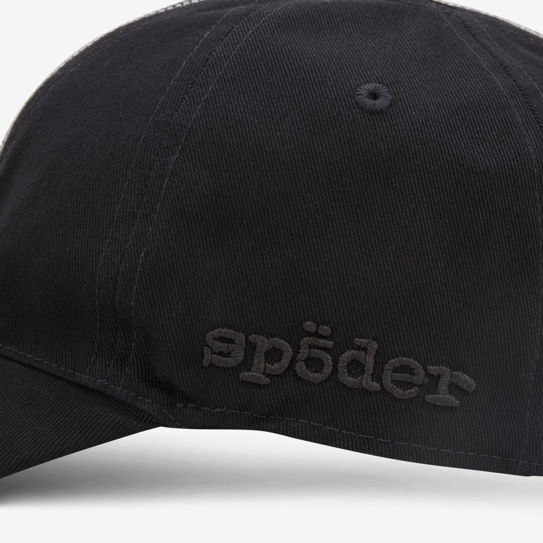 SP5DER x Rhinestone Cap Black Headwear