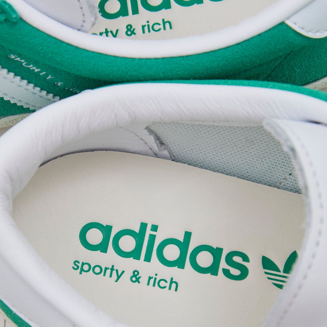 Sporty & Rich x Women's Blanc Court Green | Cloud White | Off White Footwear