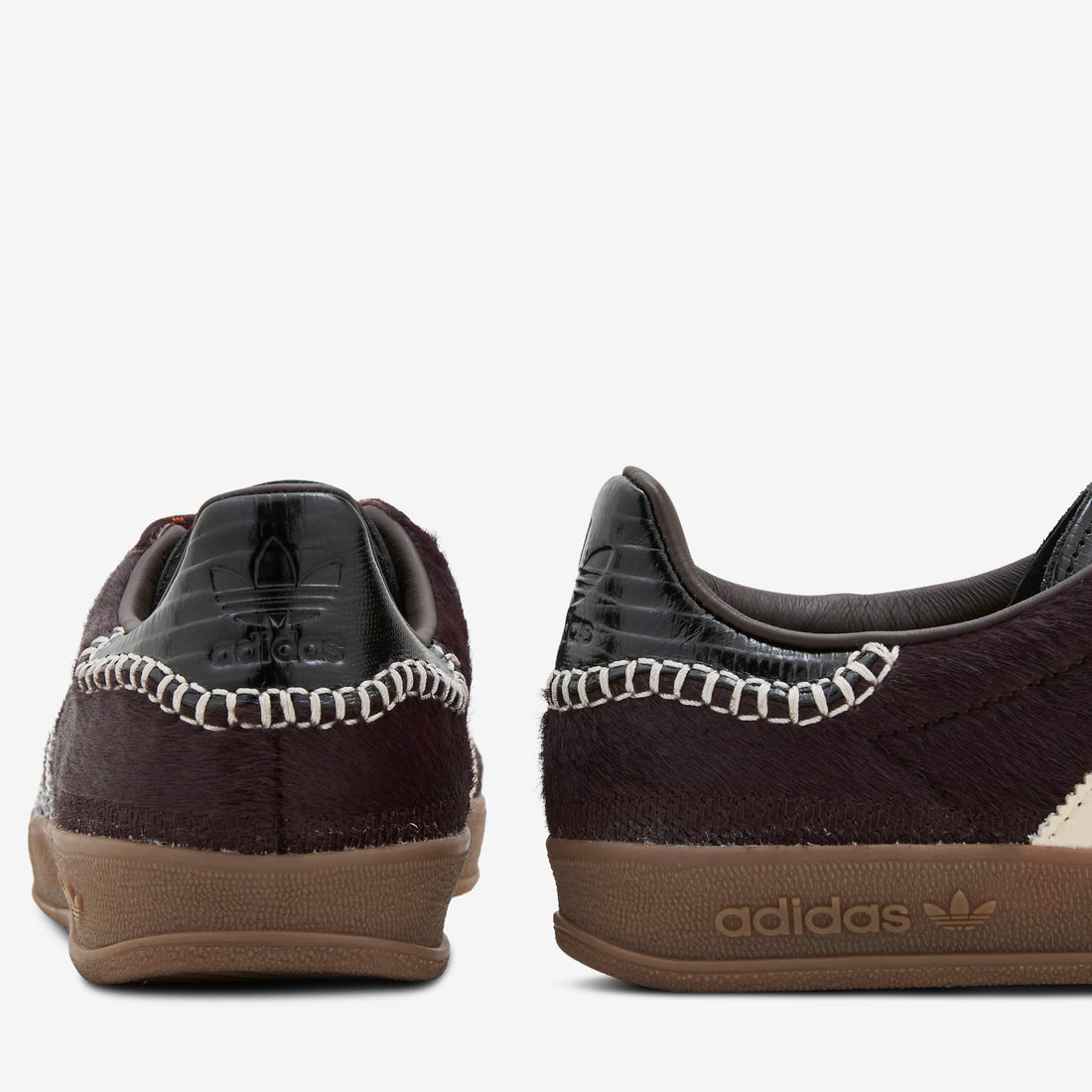 Wales Bonner x Gazelle Pony Aurora Coffee | Wonder White | Core Black Footwear