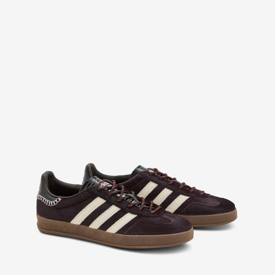 Wales Bonner x Gazelle Pony Aurora Coffee | Wonder White | Core Black Footwear