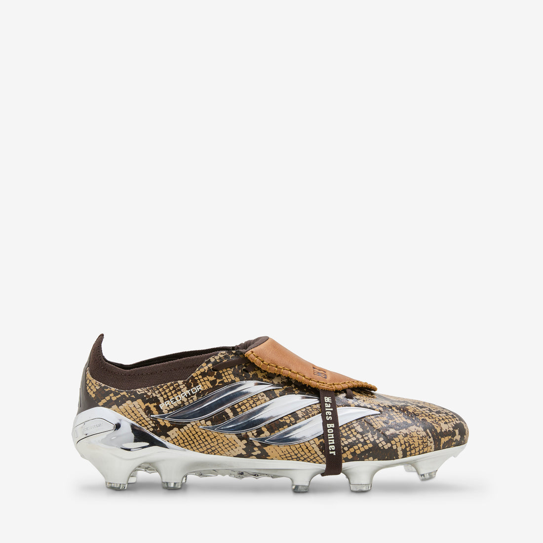 Wales Bonner x Predator Elite Fold-Over Tongue Firm Ground Football Boots Brown | Silver Metallic | Bronze Strata Footwear