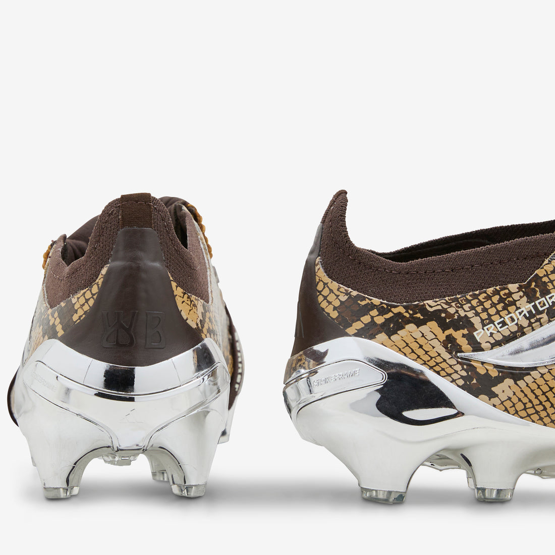 Wales Bonner x Predator Elite Fold-Over Tongue Firm Ground Football Boots Brown | Silver Metallic | Bronze Strata Footwear