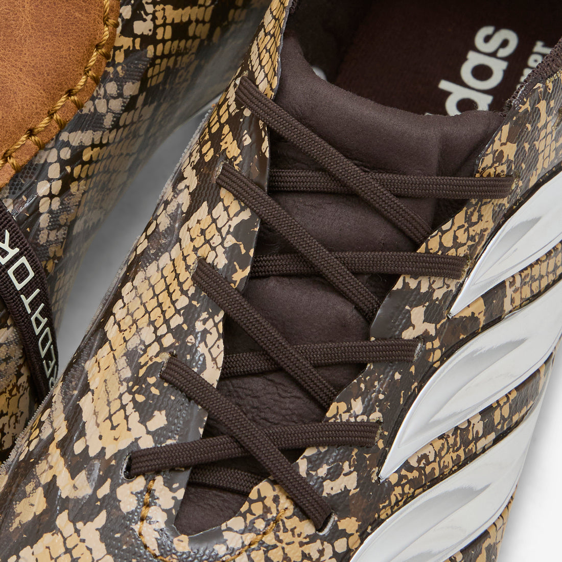 Wales Bonner x Predator Elite Fold-Over Tongue Firm Ground Football Boots Brown | Silver Metallic | Bronze Strata Footwear