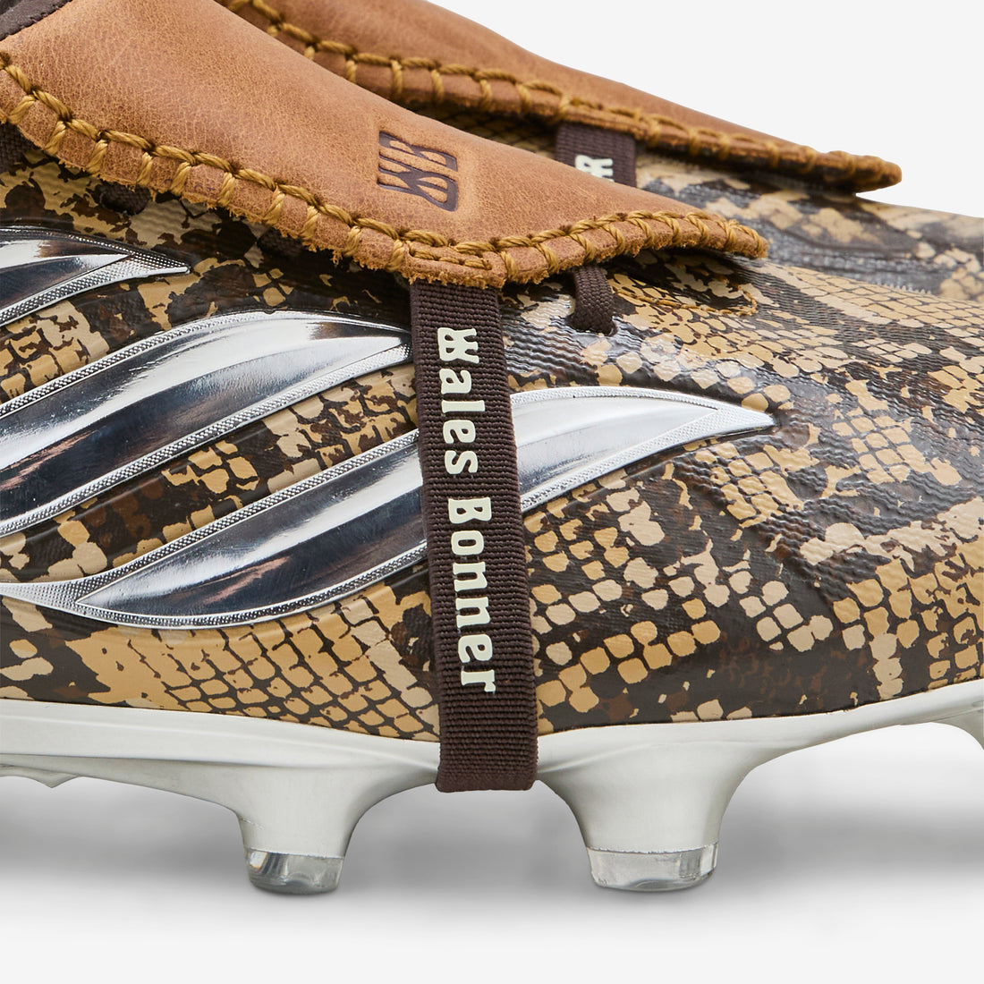 Wales Bonner x Predator Elite Fold-Over Tongue Firm Ground Football Boots Brown | Silver Metallic | Bronze Strata Footwear