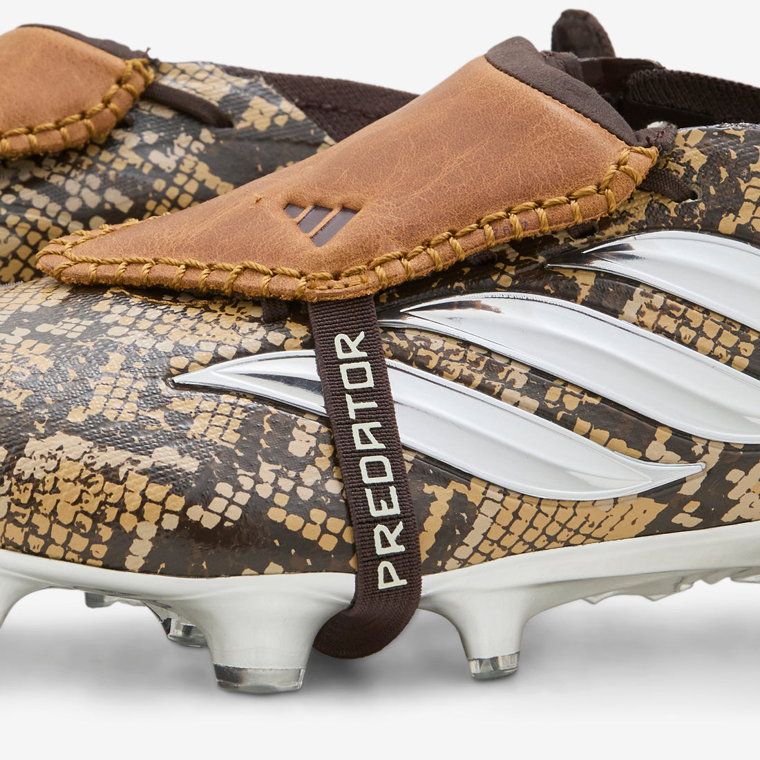 Wales Bonner x Predator Elite Fold-Over Tongue Firm Ground Football Boots Brown | Silver Metallic | Bronze Strata Footwear