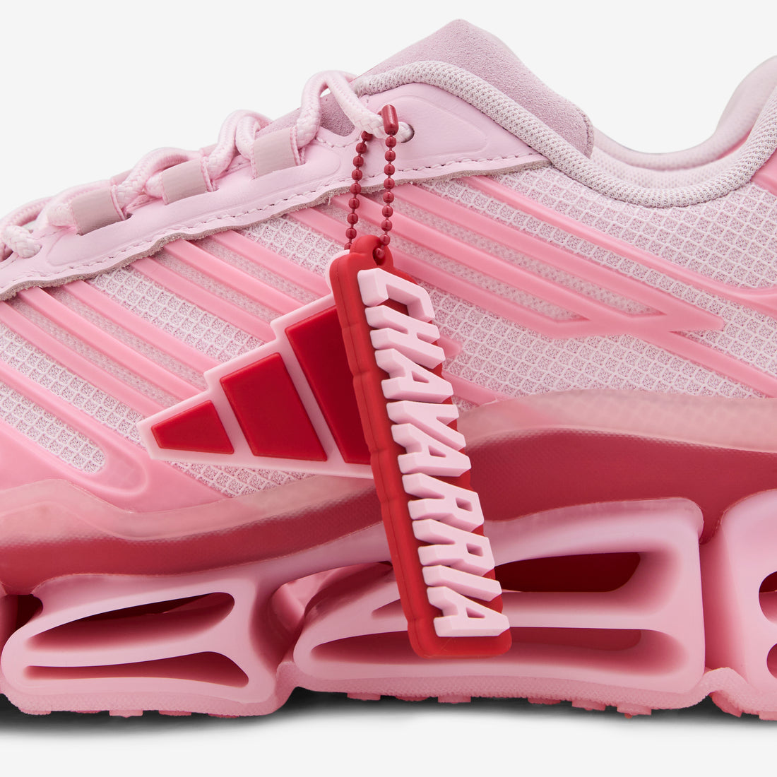 Willy Chavarria x Megaride AG Clear Pink | Clear Pink | Power Red Footwear