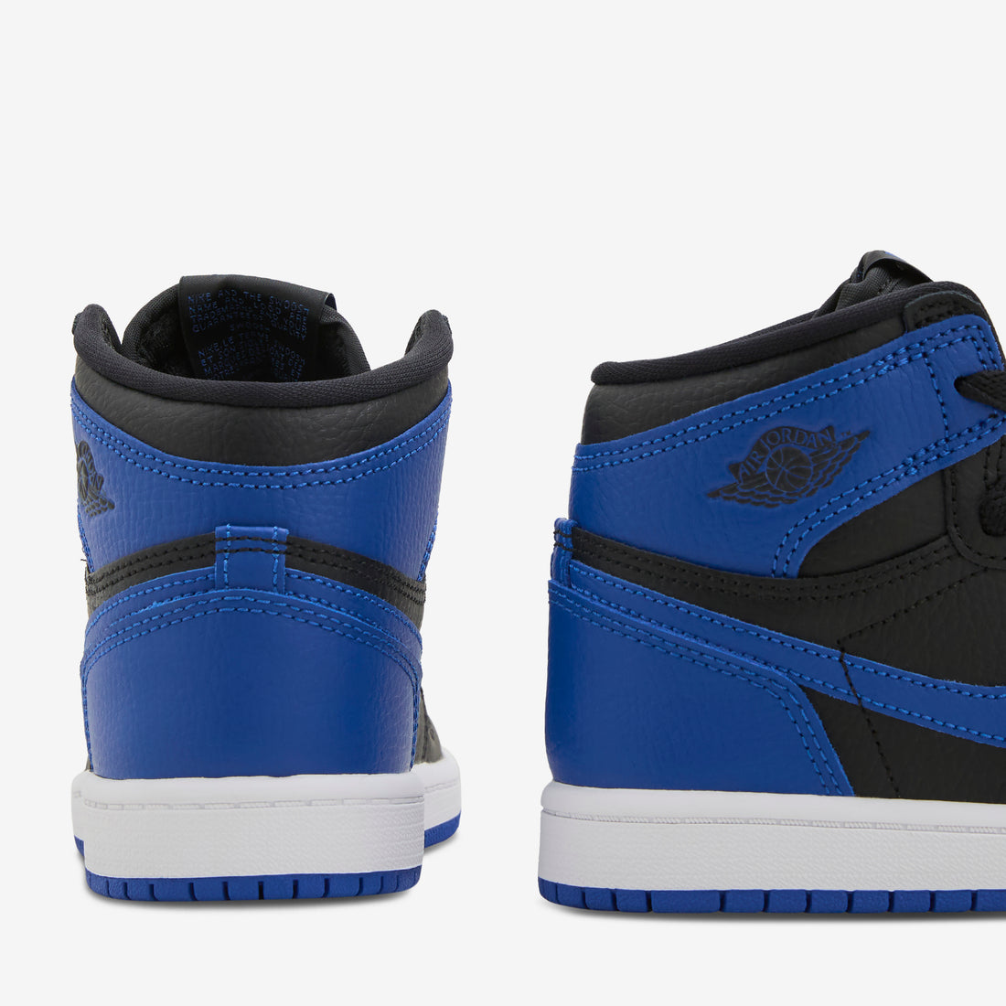Pre-School Air Jordan 1 Retro High OG 'Royal' Black | Game Royal | White Black | Game Royal | White Footwear