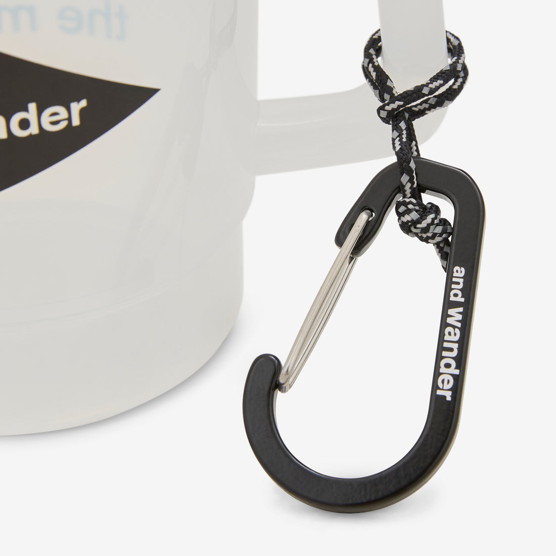 and wander Logo PP Mug Off White Lifestyle