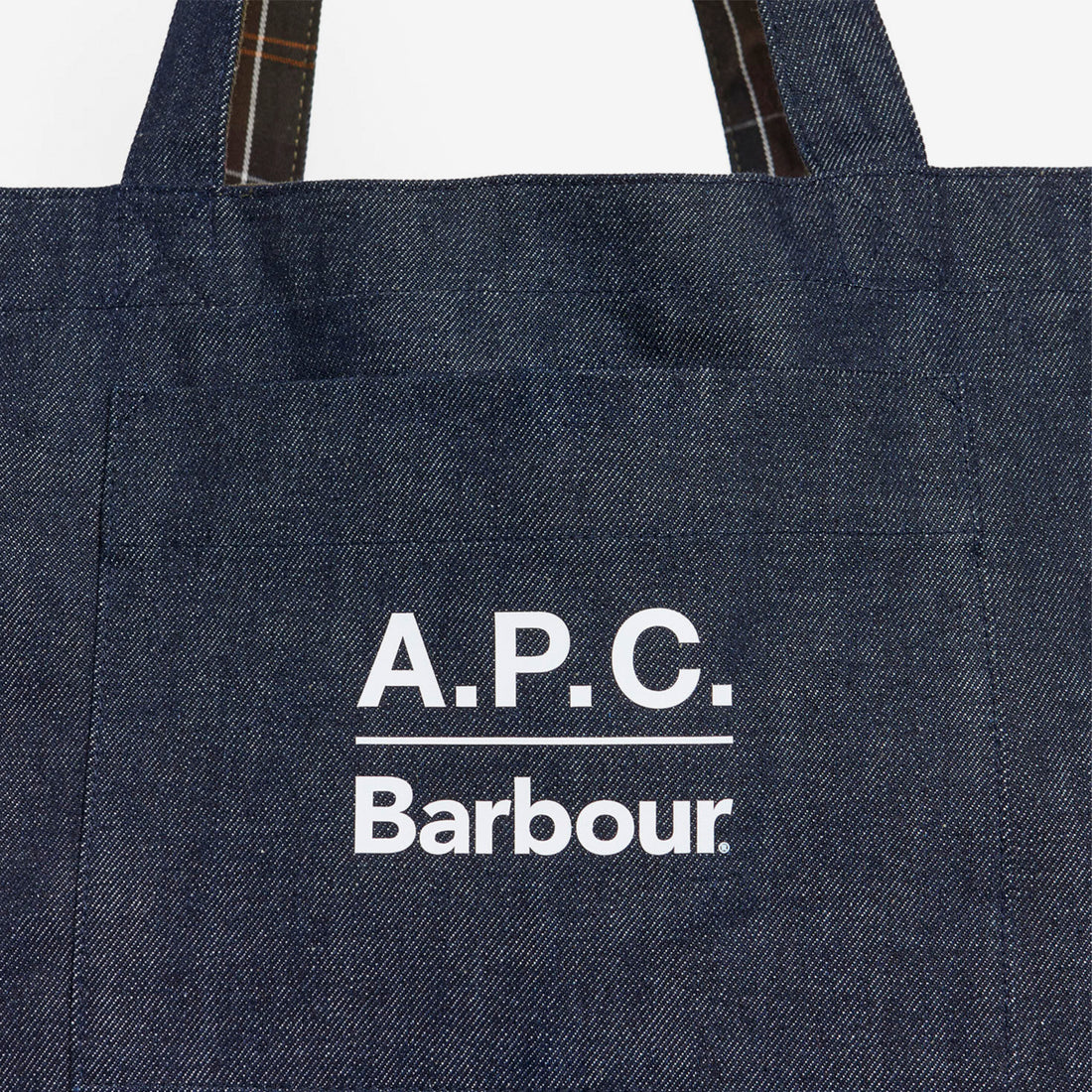 A.P.C. x Denim Weekender Holdall Bag Denim Bags